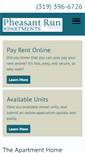 Mobile Screenshot of pheasantrunapt.com