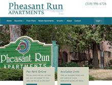 Tablet Screenshot of pheasantrunapt.com